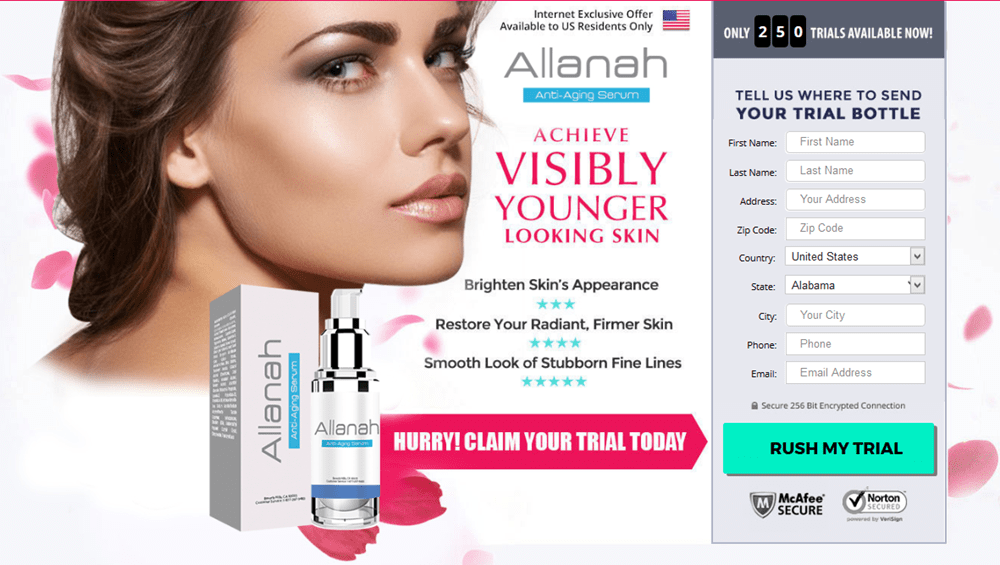 allanah anti aging serum